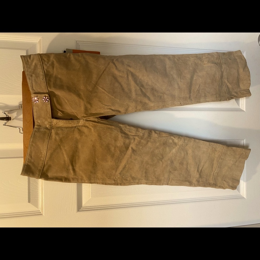 Wilson’s Maxima Tan Suede Capris
